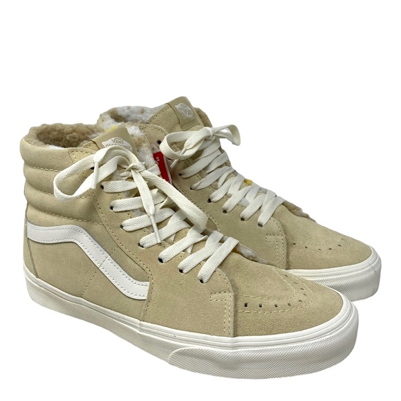 Vans Shoes - VANS Sk8-Hi Cozy Hug Biscotti Shoes Suede Sneakers Casual Women Size VN0A7Q5NBVV